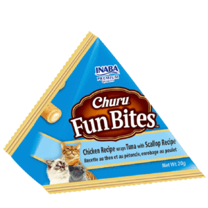 Churu fun bites gato de pollo, atún y vieira x 1 unidad 20 gr